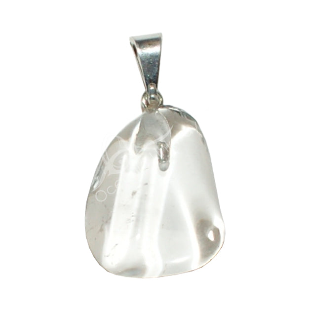 Clear Quartz Tumbled Necklace