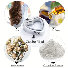 Stainless Steel Cremation Heart Urn Necklace