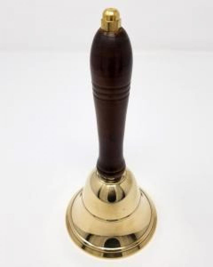 Brass Bell with Wooden Handle