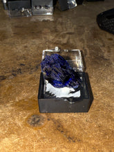 Azurite in Perky Box on Acrylic Stand (5)