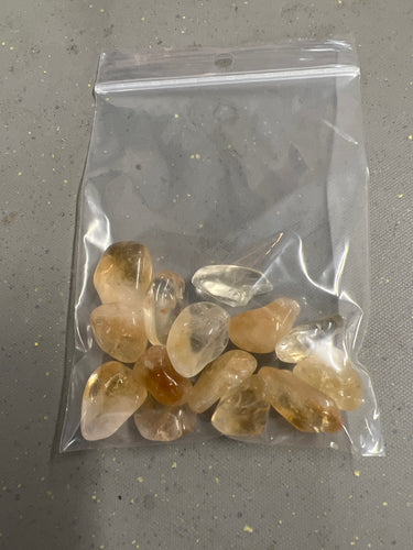 Citrine (Heat Treated), Small Bag (1/4