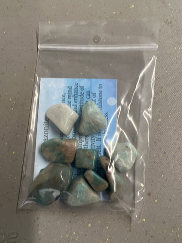 Amazonite, Small Bag (Approx. 1/2