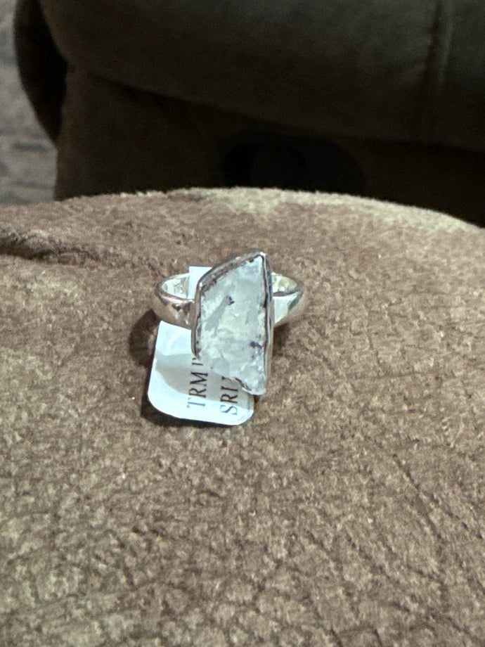 Rainbow Moonstone Ring Size 5