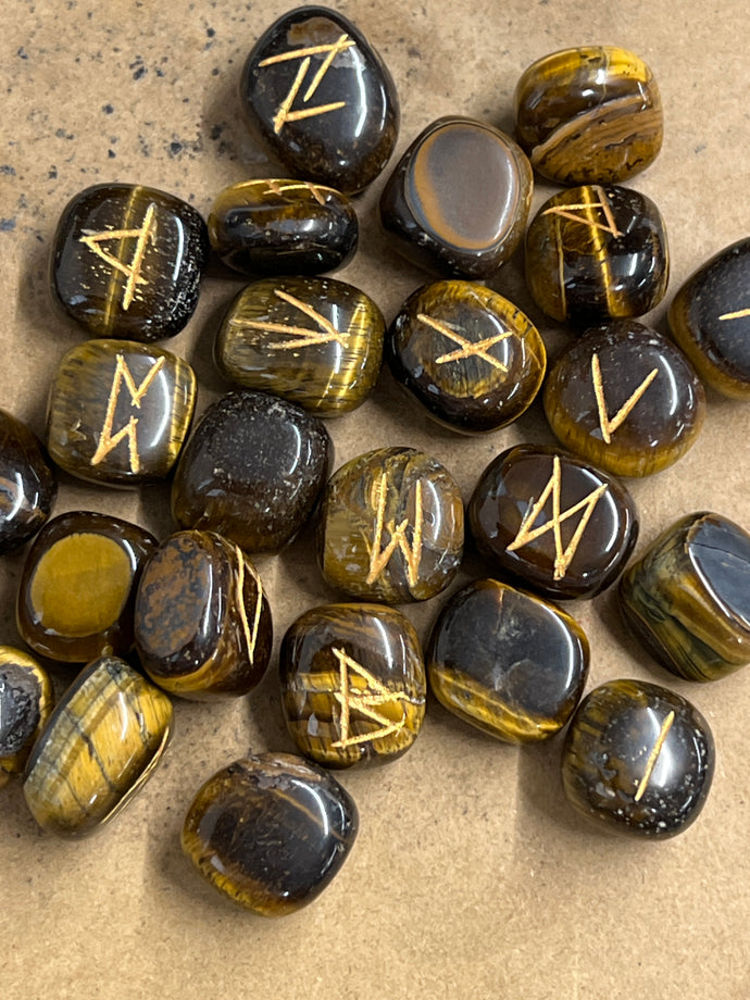Golden Tiger Eye Runes