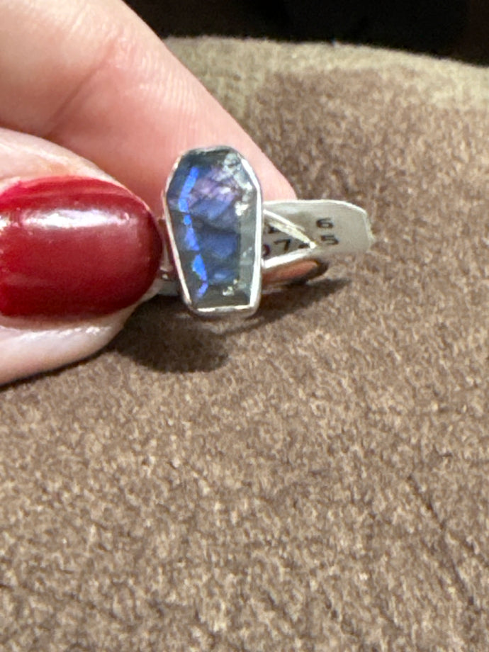 Labradorite Ring Size 6
