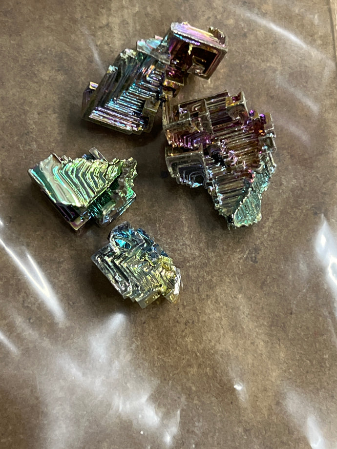 Bismuth Crystals (Small Bag 4 Pieces)