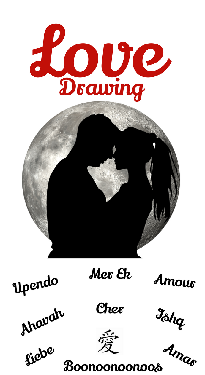 Love Drawing 50 Hour Candle