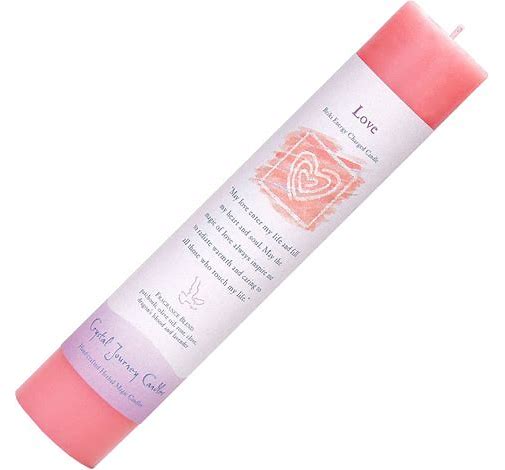 Love Herbal Pillar Candle