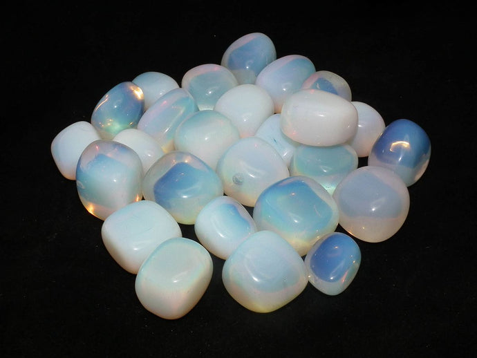Opalite (man-made), Tumbled