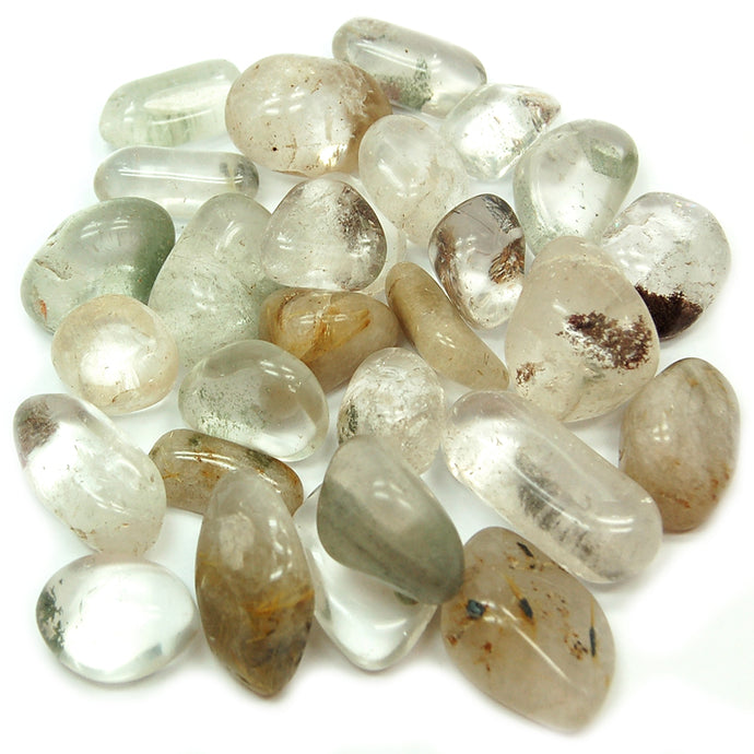 Garden Quartz (Lodolite), Tumbled
