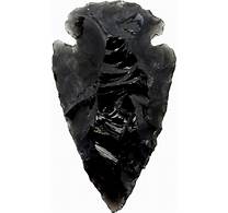 Black Obsidian Arrowhead