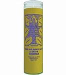 Cross of Caravaca (Yellow) 7 Day Candle