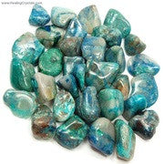 Chrysocolla, Tumbled