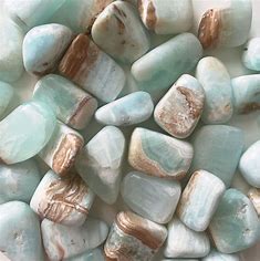 Caribbean Calcite, Tumbled