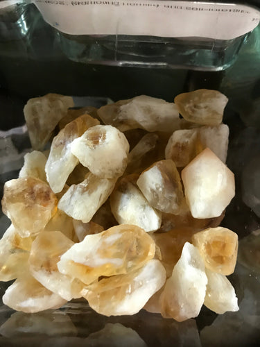 Citrine (Heat Treated), Raw, Small Bags (6+ Pieces)
