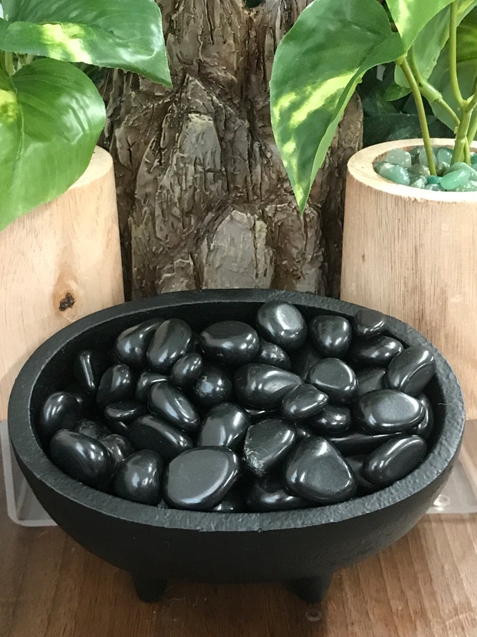 Shungite, Tumbled