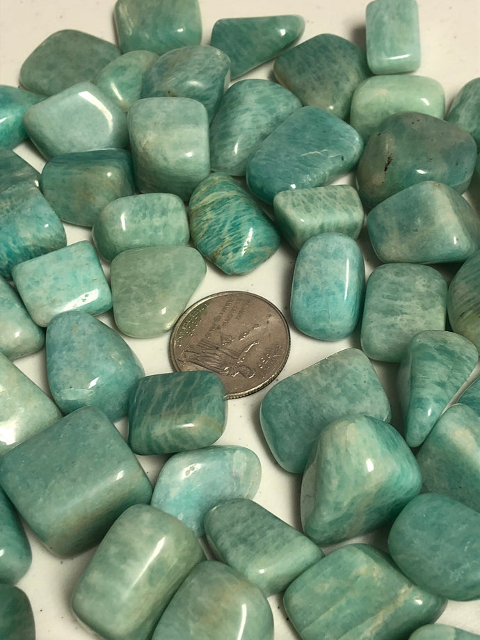 Amazonite, Tumbled
