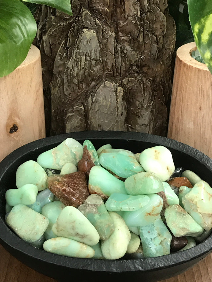 Chrysoprase, Tumbled