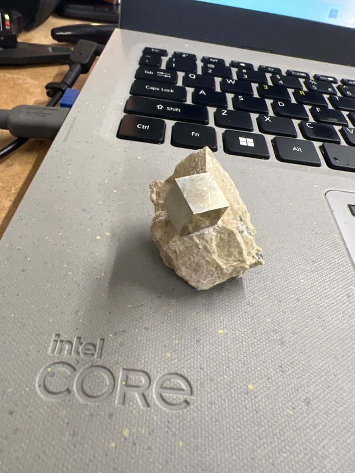 Pyrite Specimen in Matrix