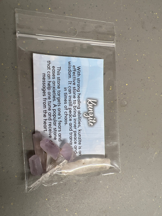 Kunzite, Raw