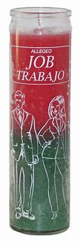 Job (Pink and Green) 7 Day Candle