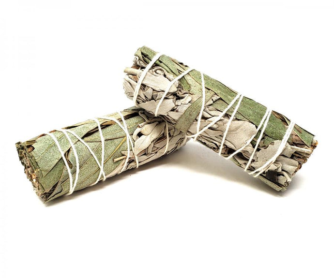 White Sage and Eucalyptus Smoke Bundles
