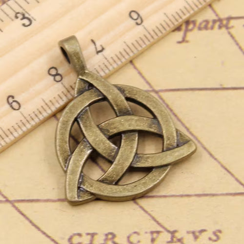 Bronze Triquetra Necklace