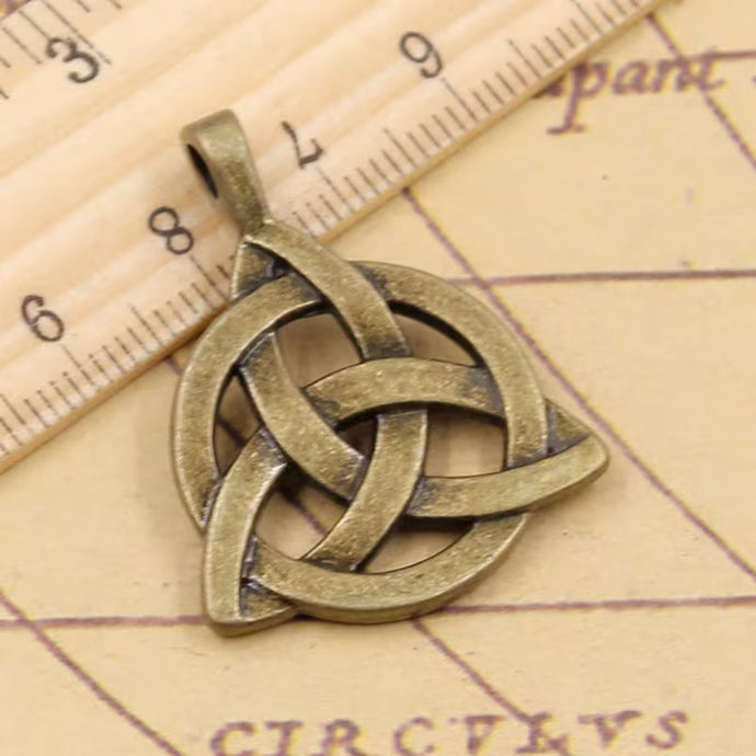 Bronze Triquetra Necklace
