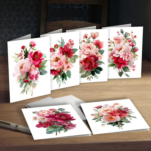 Rose Blank Cards