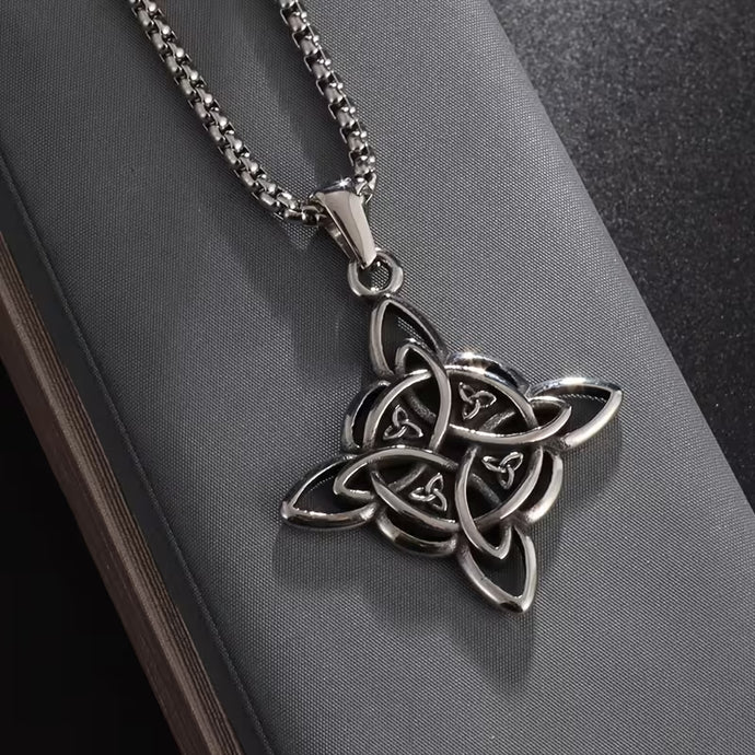 Witches Knot Triquetra Necklace