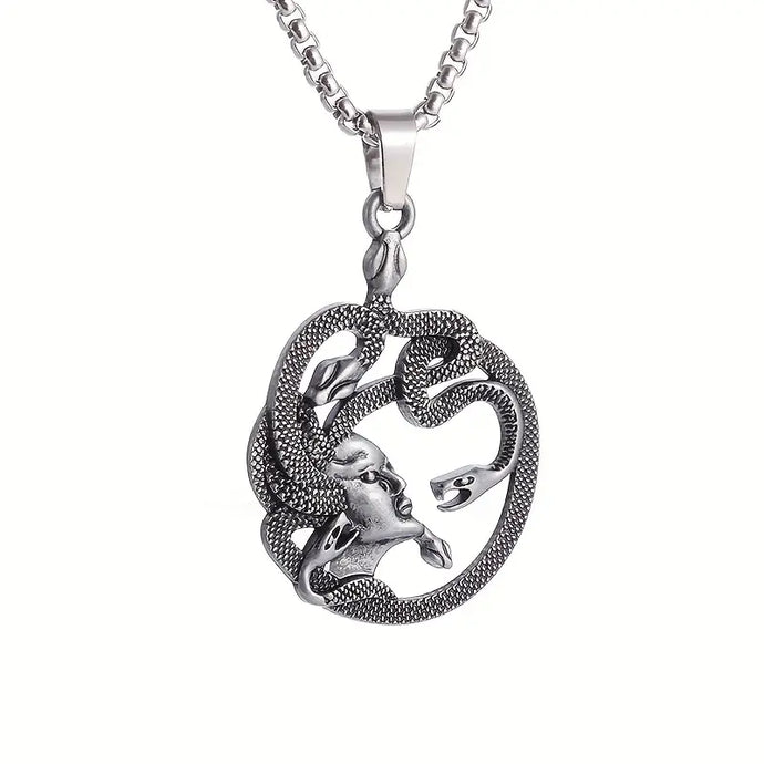 Medusa Pendant Necklace