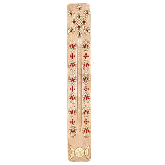 Beige Triple Moon Incense Burner