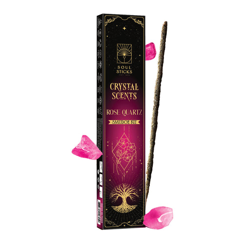 Rose Quartz Crystal Scents Smoke Kit