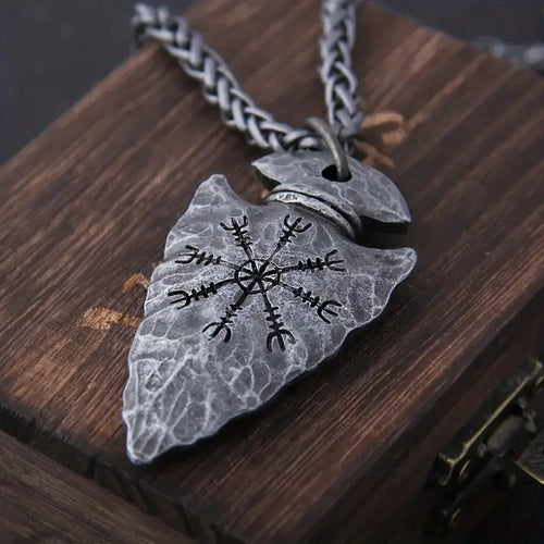 Spearhead Rune Pendant Necklace