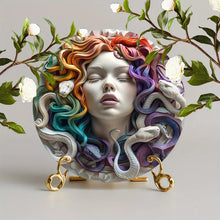 Medusa Metal Wall Art (8" Aluminum)