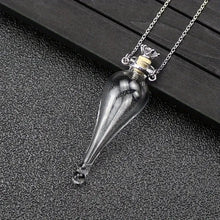 Tear Drop Bottle Pendant Necklace