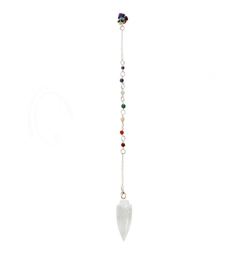 Chakra & Selenite Pendulum