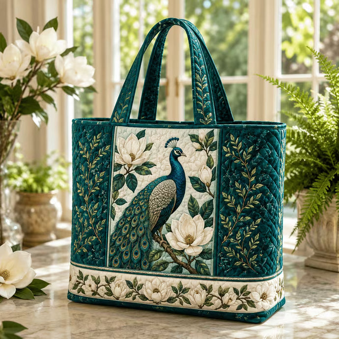 Peacock Quilted Bag