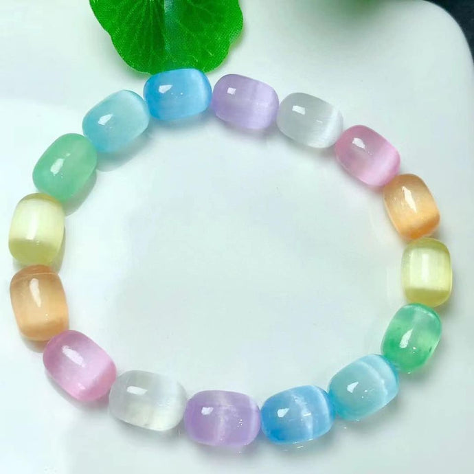 Pastel Satin Spar Bracelet