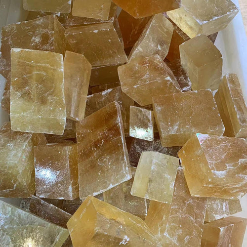 Amber Calcite (Honey) Raw