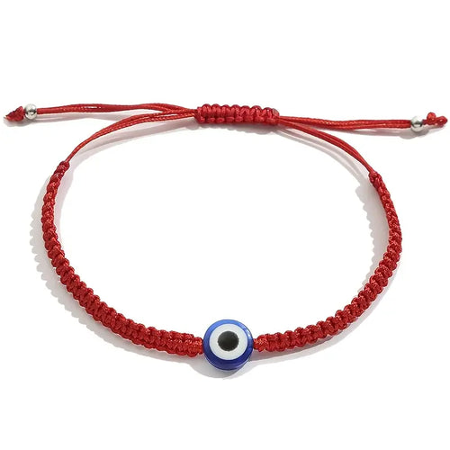 Evil Eye Adjustable Bracelet Red