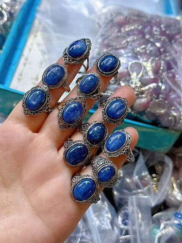 Blue Kyanite Adjustable Ring