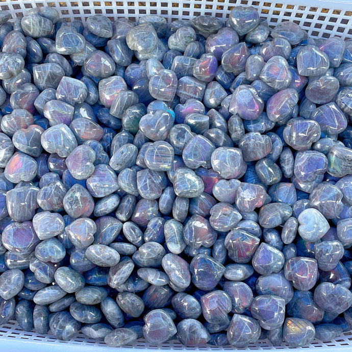 Labradorite Heart (1