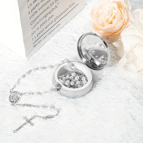 Catholic Rosary Necklace (Virgin Mary)