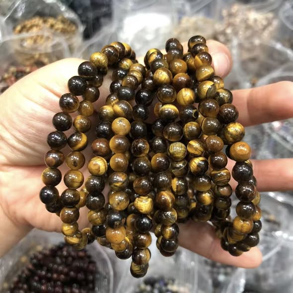 6 mm Tiger's Eye (Golden) Bracelet