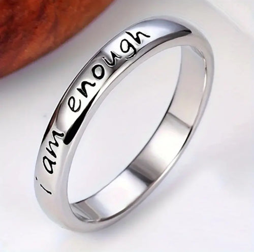 I am Enough Ring