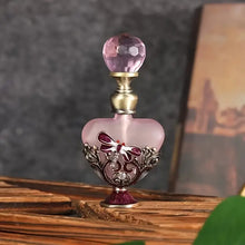 Heart-Shaped Dragonfly Decorative Tear/Perfume Bottle