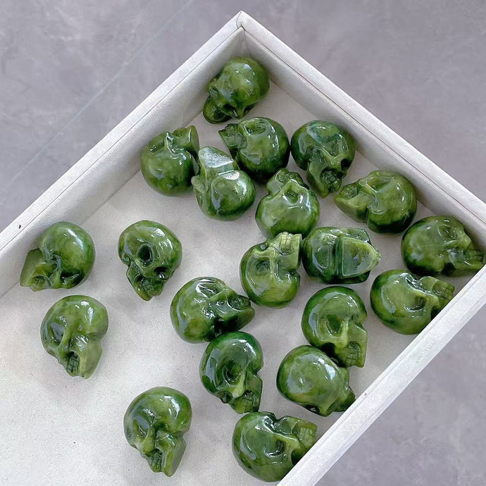 Nephrite (Jade), Skull