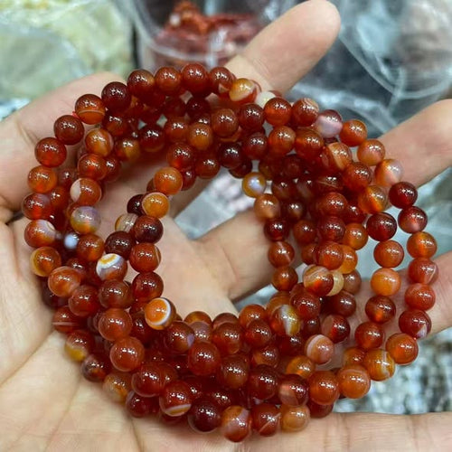 6mm Carnelian Bracelet