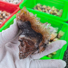 Clear Cluster Skull